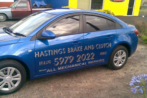 essenjay signs car side