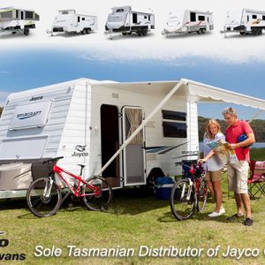 SOLE TASMANIAN DISTRIBUTOR OF JAYCO CARAVANS