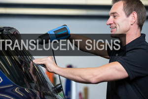 one way vision signs