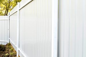 White Timber Fence Melbourne