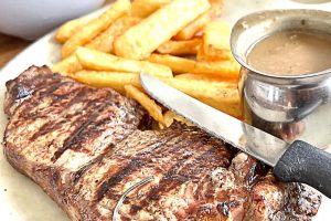 Steaks at Stellas Dromana Hotel DowntheRoad